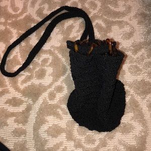 Sweet summer small bag with real tortoiseshell